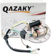 высокопроизводительная катушка магнето qazaky stator plate для 4-тактных китайских мотоциклов от 50 до 125 куб.см - квадроциклы, го-карт, дирт-байк, внедорожник. логотип