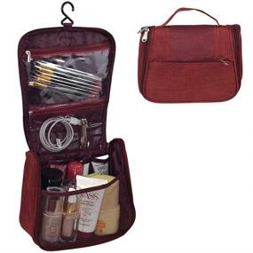 img 4 attached to Waterproof Toiletry Cosmetic Bathroom Organizer Tools & Accessories and Bags & Cases