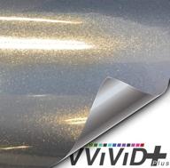 🌟 premium nardo grey gloss vinyl wrap film - vvivid+ galaxy series (1ft x 5ft) logo