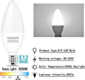 img 2 attached to 💡 E12 LED Candelabra Light Bulbs: Industrial Electrical Lighting Components at Their Best!