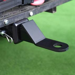 img 3 attached to Enhanced Golf Cart Rear Seat Trailer Hitch by AW Universal with Convenient Receiver for Easy Step-On Accessories on Golf Cart