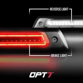 img 3 attached to 🚦 OPT7 09-14 For F150 3rd Brake Light LED Third Brake Light, Smoked DOT Certified Upgrade - Runner Series - High Power Cree XM