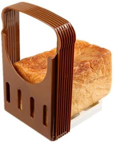 img 4 attached to Bread Cutter Guide: Efficient Toast Slice Slicer for Neat & Quick Cutting - Foldable & Easy-to-Use Kitchen Tool