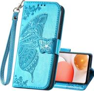 galaxy samsung leather protective butterfly cell phones & accessories logo