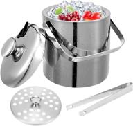 stainless buckets included strainer double walled логотип