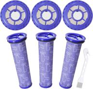 🔍 pack of 6 mochenli replacement vacuum filters - compatible with dyson dc41 dc41 dc65 dc66 vacuum, including 3 post filters & 3 pre filters логотип