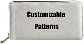 img 4 attached to GIFTPUZZ Pattern Wallets Shopping Waterproof Women's Handbags & Wallets