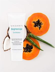 img 3 attached to 🍃 VASANTI Enzymatic Face Rejuvenator - Exfoliating Face Wash Enriched with Papaya, Microcrystals, and Aloe Vera - Get Healthy Glowing Skin - Original Size (120g)