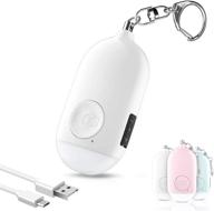 🔒 safesound personal alarm siren song 1-pack - 130db self defense alarm keychain with emergency led flashlight - top security personal protection device for women, girls, kids, and elderly logo