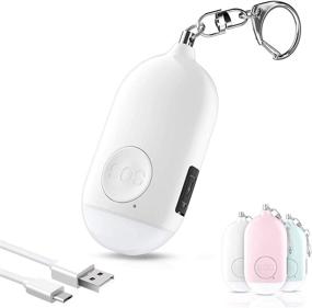 img 4 attached to 🔒 Safesound Personal Alarm Siren Song 1-Pack - 130dB Self Defense Alarm Keychain with Emergency LED Flashlight - Top Security Personal Protection Device for Women, Girls, Kids, and Elderly