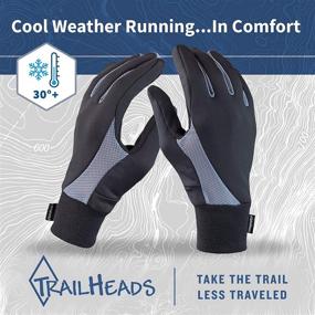 img 1 attached to 🏃 TrailHeads Running Gloves: Lightweight & Touchscreen-Friendly for Enhanced Performance