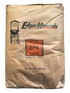 🏺 edgar minerals kaolin clay powder: versatile uses for pottery, casting, glazes, gardening, and more! 50 lb. bag for enhanced plasticity, optimal gloss, and hardness in white-firing projects logo