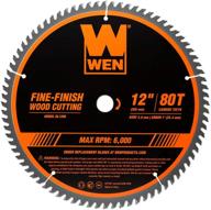 🪚 wen bl1280 12-inch 80-tooth woodworking saw blade for miter saws and table saws - exceptional fine-finish performance logo