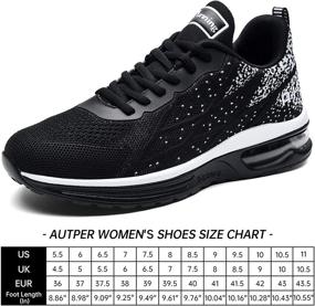 img 1 attached to Autper Athletic Sneakers Lightweight Breathable Sports & Fitness