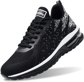 img 4 attached to Autper Athletic Sneakers Lightweight Breathable Sports & Fitness