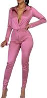 sophisticated silk satin business suit for women: two piece long sleeve bodysuit and high waist bodycon pants set logo