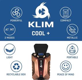 img 1 attached to 💨 KLIM Cool Metal Laptop Cooler Fan: Powerful Gaming External Air Vacuum for Immediate Cooling - Slim, Portable & Quiet Cooling Pad