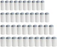 🎱 pengxiaomei 40pcs slip on pool cue tips replacement billiard cue tips - 4 sizes slip-on cue tip set (9mm/10mm/12mm/13mm, each size 10pcs) логотип