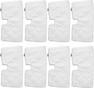 8-pack microfiber steam mop pads replacements for shark steam pocket mop s3500 series s3501 s3550 s3601 s3601d s3801 s3801co s3901 se450 s2902 by ffsign logo