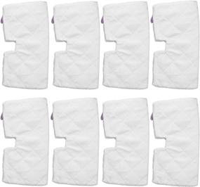img 4 attached to 8-Pack Microfiber Steam Mop Pads Replacements for Shark Steam Pocket Mop S3500 Series S3501 S3550 S3601 S3601D S3801 S3801CO S3901 SE450 S2902 by FFsign