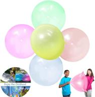 🎈 70cm pink tear-resistant bubble ball toy - inflatable outdoor fun balls for amazing outdoor activities логотип