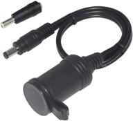 💡 12v dc женский гнездовой разъем для зажигалки к 5,5 мм x 2,1 мм мужской штекер для зарядного кабеля для бэкапа батареи ups и экстренного генератора. логотип