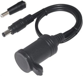 img 4 attached to 💡 12V DC Женский гнездовой разъем для зажигалки к 5,5 мм x 2,1 мм Мужской штекер для зарядного кабеля для бэкапа батареи UPS и экстренного генератора.