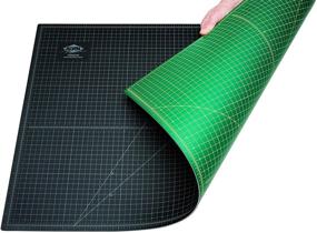 img 1 attached to ALVIN GBM Series: 24 x 36 inch Professional Self-Healing Cutting 🔪 Mat - Green/Black Double-Sided, Gridded Rotary Cutting Board for Crafts, Sewing, Fabric