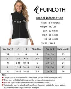 img 1 attached to 😍 Fuinloth Women's Fleece Vest: Stay Cozy with Polar Softness & Zip Up Pockets