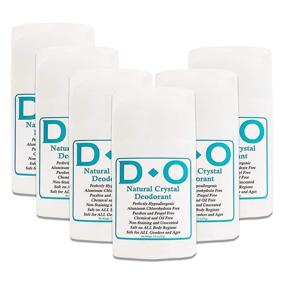 img 4 attached to D-O 100% Natural Crystal Deodorant Wide Stick (6 Pack) - Aluminum Chlorohydrate & Chemical Free