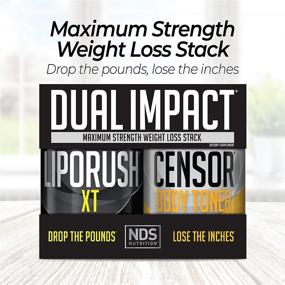 img 3 attached to 🔥 NDS Nutrition Maximum Strength Dual Impact Stack: Amplify Fat Loss Results with Teacrine, L-Carnitine, CLA - Censor 90 Softgels & LipoRush XT 60 Capsules