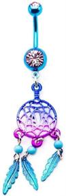 img 3 attached to Pierced Owl Stainless Crystal Dangling Women's Jewelry