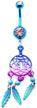 pierced owl stainless crystal dangling women's jewelry logo