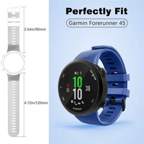 img 3 attached to MoKo Band Compatible With Garmin Forerunner 45/Forerunner 45S/Swim 2 Wearable Technology