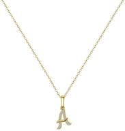 💎 dainty 14k gold-filled hidepoo initial necklace: elegant cz monogram pendant for women - perfect alphabet charm jewelry gift for girls & bridesmaids logo