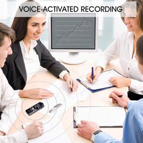 img 1 attached to 🎙️ Voice Recorder Plus: 16GB Voice Activated, Variable Speed Playback, Ultra-Sensitive Microphones, MP3 Player | Ideal for Lectures and Meetings
