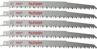 🪚 premium 9-inch wood pruning saw blades - 5 pack for reciprocating/sawzall saws logo