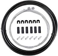 🏻 bluesunshine bike brake cable and housing set: essential replacement kit for smooth braking performance, 5mm cable housing (black) logo