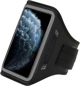 img 3 attached to 📱 i2 Gear iPhone 12 Armband Case with Adjustable Band, Key Holder - Ideal for Running, Exercise, and Recreation - Compatible with iPhone 11, iPhone 11 Pro & iPhone XR