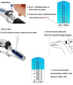 img 1 attached to Refractometer Specific 1 000 1 120 Hydrometer Function