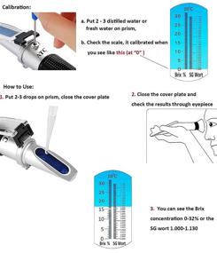 img 1 attached to Удельный рефрактометр 1 000 1 120 Функция ареометра
