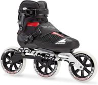 🔥 ultimate performance rollerblade endurace pro 125: premium adult fitness inline skate in black and red логотип