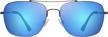 maui jim polarized sunglasses gunmetal outdoor recreation logo