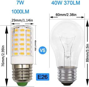 img 3 attached to 💡 Highly Efficient Non Dimmable AC100V 265V LED Bulb 60W/100W Equivalent