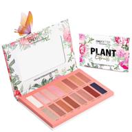 🌿 organic vegan eyeshadow palette - high pigmented and long-lasting 16-shade nude and colorful eyeshadow palette with shimmer logo