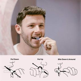 img 1 attached to 🦷 Enhance Your Invisalign Experience with PUL Clear Aligner Chewies and Removal Tool Combo (2 Pack, Blue)