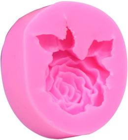 img 1 attached to 🌹 Versatile 3D Flower Silicone Mold for Soap Making, Candle & Cake Decoration: Rose Shape Mold for Resin, Chocolate, Handmade Soap, Candy, Fondant, Biscuit Mold