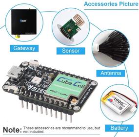 img 2 attached to 📡 MakerFocus LoRa SX1262 Module 868 915 MHz LoRaWAN IoT Development Board ASR6501 MCU 128KB Flash Ultra Low Power Consumption Solar Energy Powered Design with Antenna for Arduino and Intelligent Scenarios