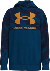 img 1 attached to Магазин трендов: худи Under Armour Boys' Rival Logo - стильная и удобная спортивная одежда для мальчиков.