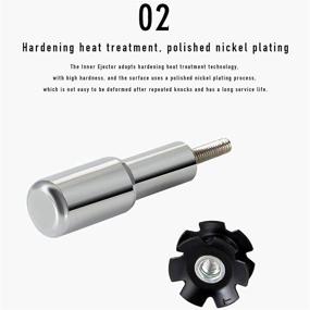 img 2 attached to 🚲 AIKESIWAY Bicycle Fork Star Nut Installation Tool with Free Spare Screw and Star Nut (7/8", 1", 1-1/8") - Improved SEO